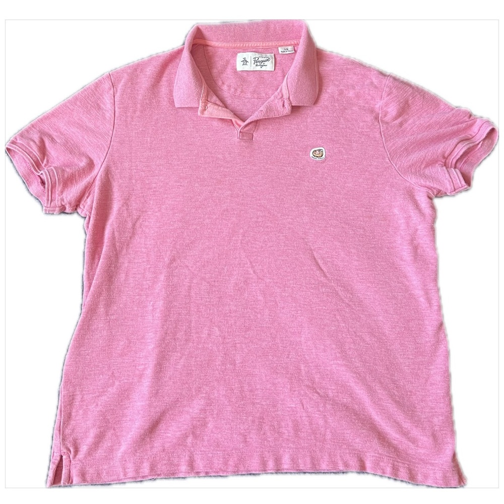 Original Penguin Pink‎ Polo Shirt with Embroidered Logo